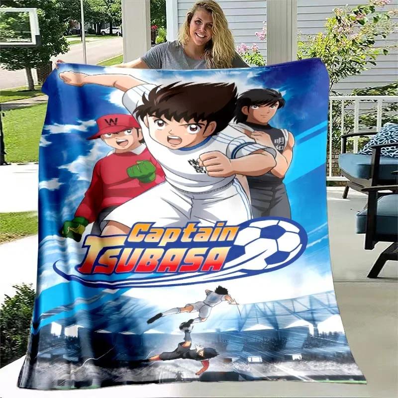 3D Captain Tsubasa Cartoon blankets picnic blanket Warm Flannel blankets Soft and comfortable blanket bed linings Birthday Gift