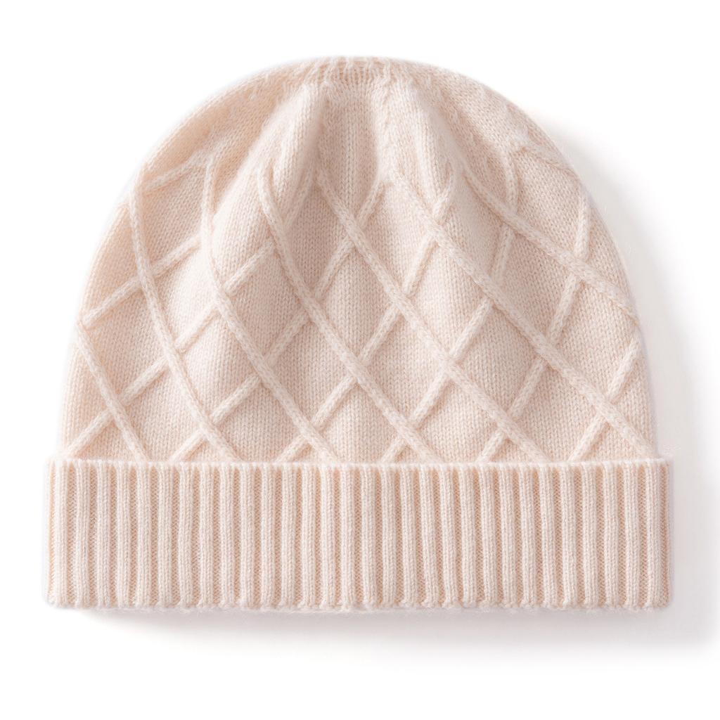 New cashmere pullover knitted hat twisted knitted fashion hat hot-selling knitted hat wool hat
