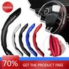 Car Hot 2025 2pcs Car Accessories Carbon Fiber Non-Slip Steering Wheel Cover For Honda Civic XR-V HR-V City Accord Odyssey Spiri