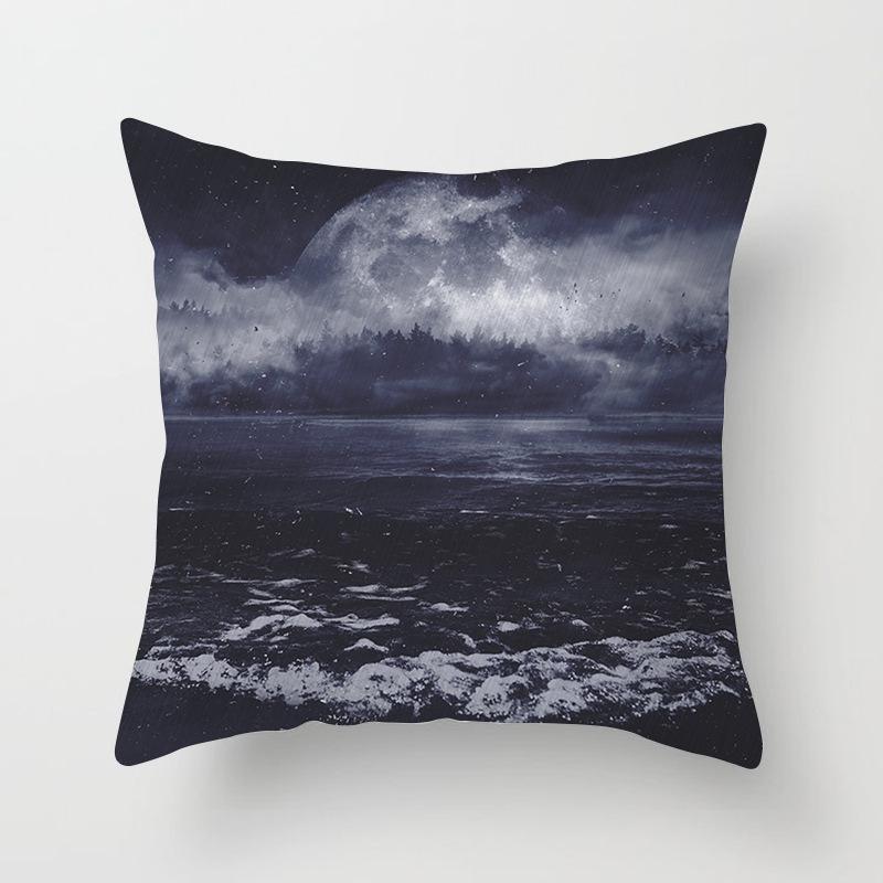 

Home Soft Decoration Plant Digital Printing Car Sofa Peach Skin Pillow Cushion Cover 45 * 45Cm (excluding pillow core)