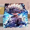 Hunter X Hunter Anime Flannel Blanket – Soft & Warm – Perfect for Sofa, Bedding, Camping, Travel, Office, & Home Decor – QJY