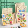 Multifunctional Wooden Children's Board Game Set