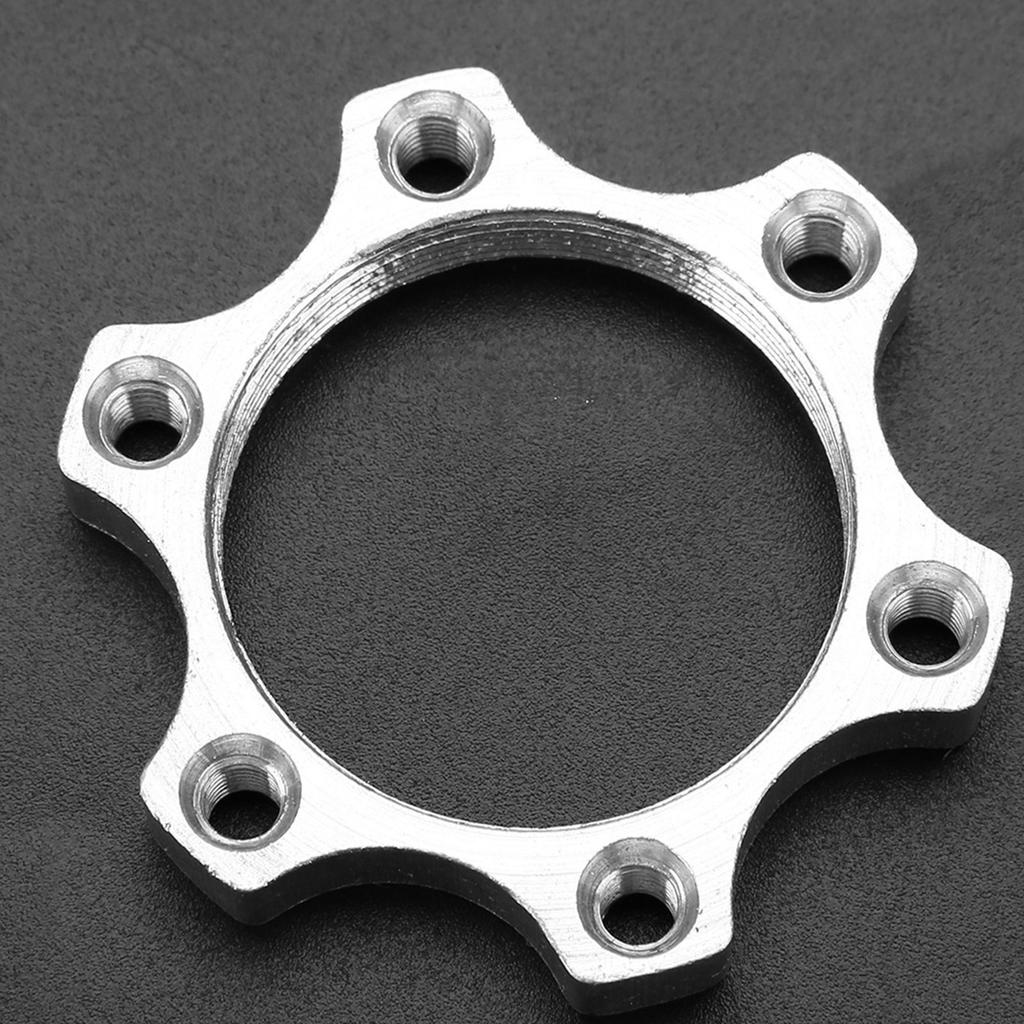 Bicycle Freewheel Threaded Hubs Disk Disc Brake Rotor 6 Bolt Rotor Adapter Replacement Part