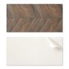 Self-Adhesive Vinyl Wall Decor for Interiors 120x60 Cm Herringbone Board Pattern