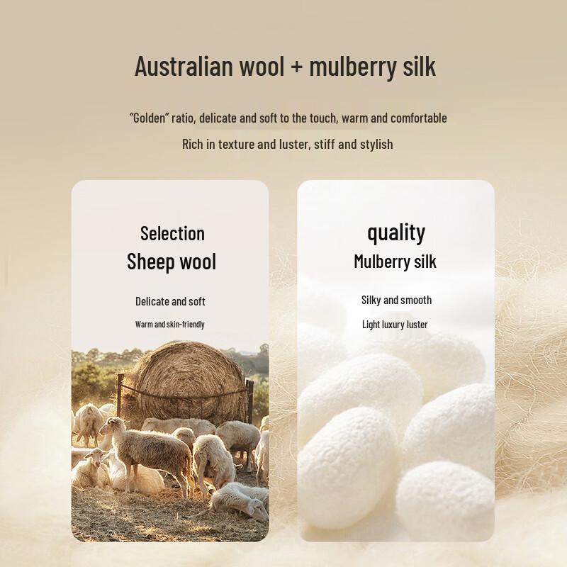 Antonio Men's Wool & Silk Blend Mid-Length Business Overcoat