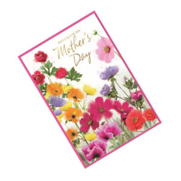 Simon Elvin With Love On Mothers Day Greetings Card (Pack of 6)