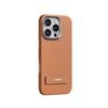 Simple Leather Pattern Pure Shell Bracket Suitable for Apple 16pro Mobile Phone Case 15 Full Cover Anti-fall 14 Silicone 13