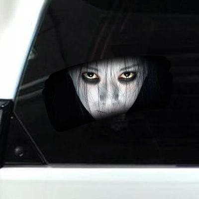 Horror Car Sticker Vinyl Decal Waterproof Rear Window Motorcycle Camper Bumper Truck Laptop Decoration TM364