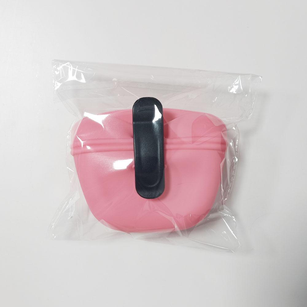 

Портативная поясная сумка для дрессировки домашних животных, поясная сумка для лакомства, приманки для закусок, для собак, послушание, ловкость, уличная сумка для хранения корма, поясная сумка для еды, награда розовый