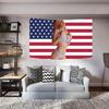 Sydney Sweeney America Flag Funny Meme Tapestry For Wall Hanging College Dorm Man Cave Bedroom Living Room Party And Home D