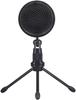 Amazon Basics Mini USB Condenser Microphone for Online Meetings, Gaming, and Podcasts, Black