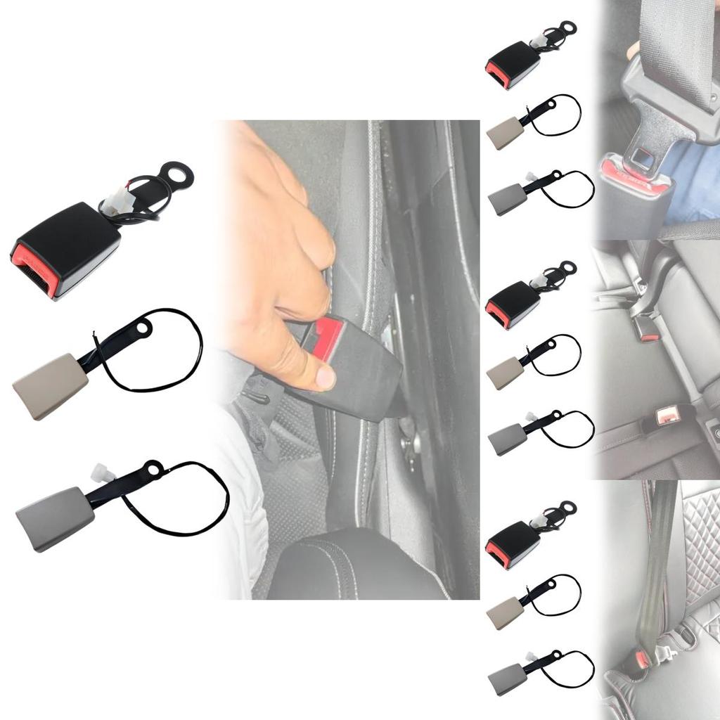 Automotive Safety Belt Buckle Connector With Warning Signal For Car Safety And Security