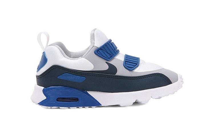 Nike Air Max Tiny 90 Low Top Retro Running Shoes Gray Blue Baby 881924-003