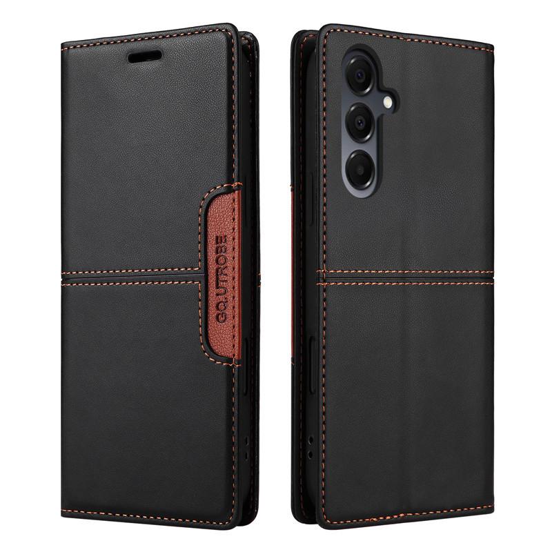 Funda tipo cartera magnética antirrobo de cuero para Samsung Galaxy A35 A55 A25 A15 4G 5G A05 A05S. Funda con tarjetero y agenda telefónica.