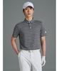 BEANPOLE GOLF Men'S Striped Short Sleeve T-Shirt - Gray