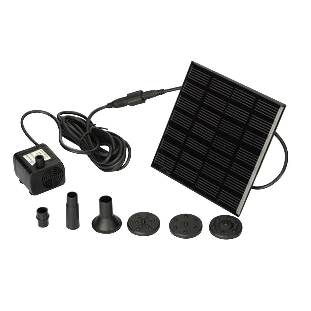 Mini Solar Water Fountain Pool Pond Waterfall Fountain Garden Decoration Outdoor Bird Bath Solar Powered Fountain Floating Water