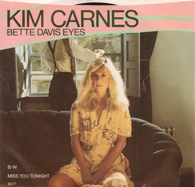 7inch Record KIM CARNES - Bette Davis Eyes 8077 EMI America 1981 US Dance & Electronica Used
