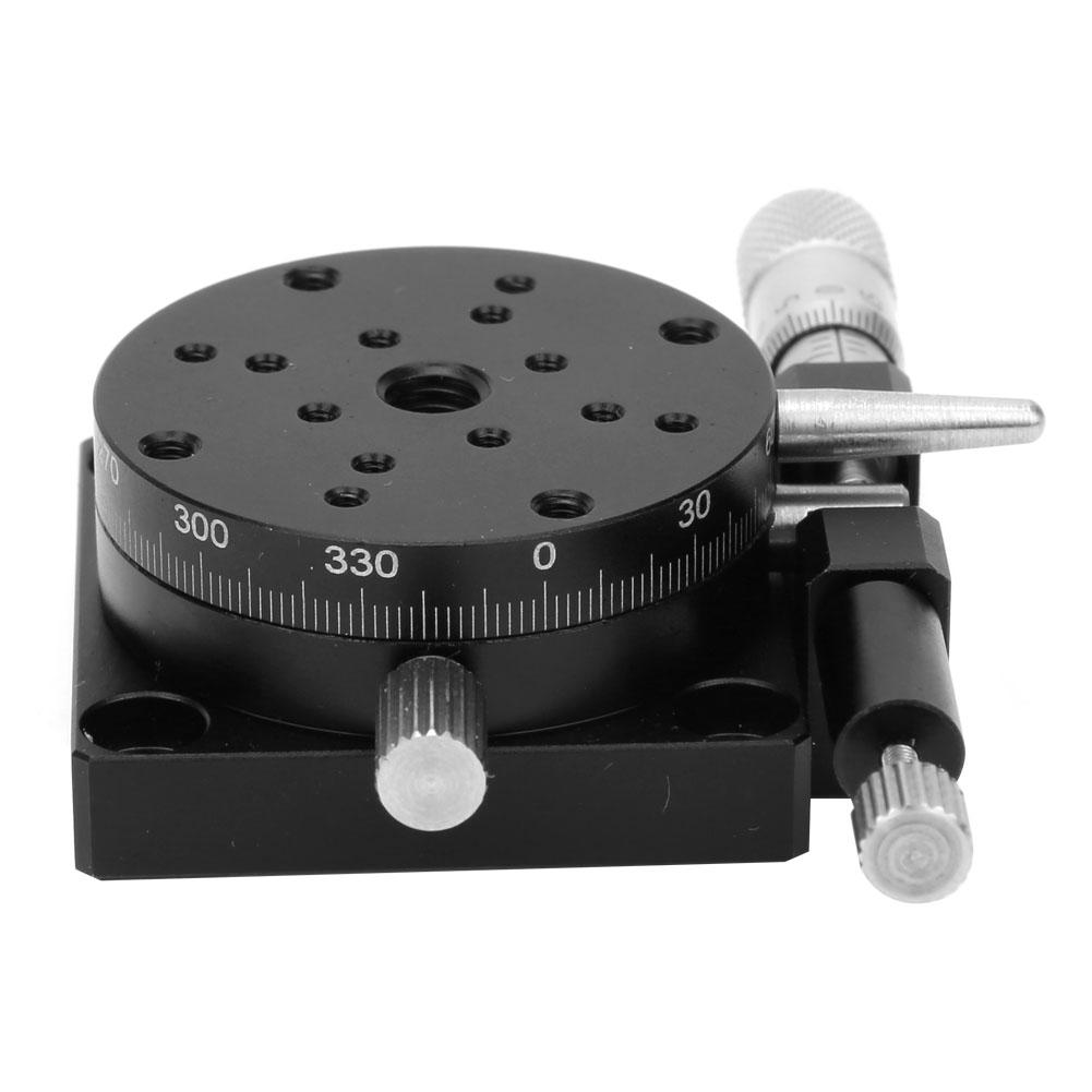 RSP40L R Axis Trimming Station Manually Adjustable Slide Platform 40mm for Micrometer