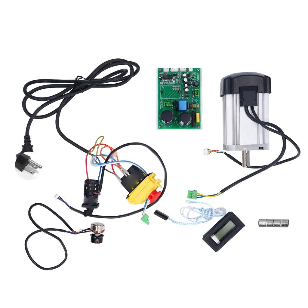 Bezkartáčový DC motor pro soustruh Sada Hlavní řídicí napájecí desky pro MX210 WM210 220x750 220x600 8x16 1000W US zástrčka