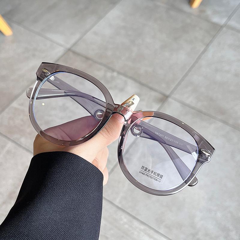 

Anti Blue Light Reading Glasses For Women Men TR90 Luxury Brand Women s Eyeglass Frames Oversized Round Glasses Frame UV400 0
