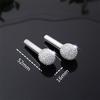 Bling Bling Rhinestone-encrusted aluminum alloy door handle Interior Door Lock Knob Pins for Car Truck SUV Auto 2pcs