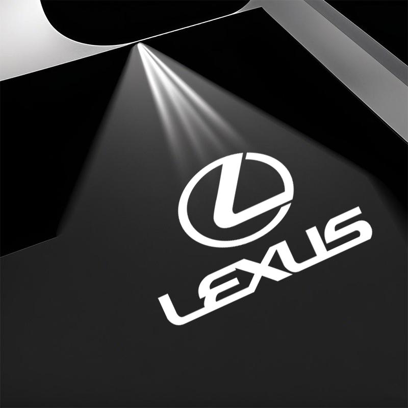 2Pcs HD Car Door Welcome Light Led Projector Lamp Accessories For Lexus F SPORT ES RX NX LS UX LM LX GX LC RZ IS CT GS RC HS LBX