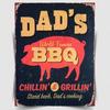 f1DADaposS BBQ METAL SIGN WALL PLAQUE Garden Retro Vintage Style Print