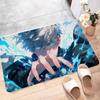 Popular Anime J-jujutsu K-kaisen Gojo Satoru Bathroom Mat Non-Slip Laundry Room Mat Laundry Decor Balcony Child Living