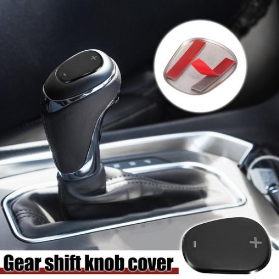 Car Interior Gear Shift Knob Cover Sticker for Chevrolet Equinox 2018-2020 Black