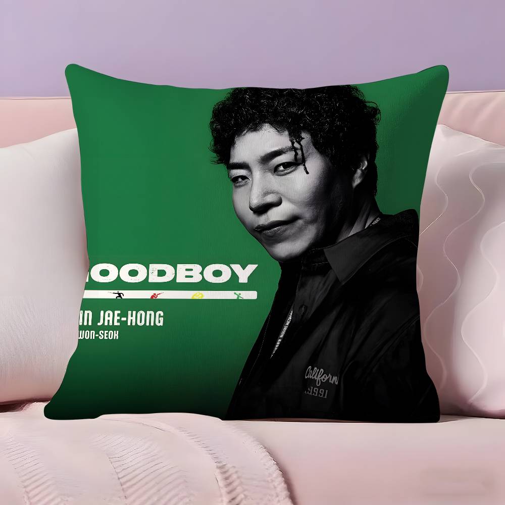 

Горячая Kdrama G-Good Boy Наволочка Ультрамягкая, приятная к коже ткань, комфорт как облако и потайная молния 12x12Inch