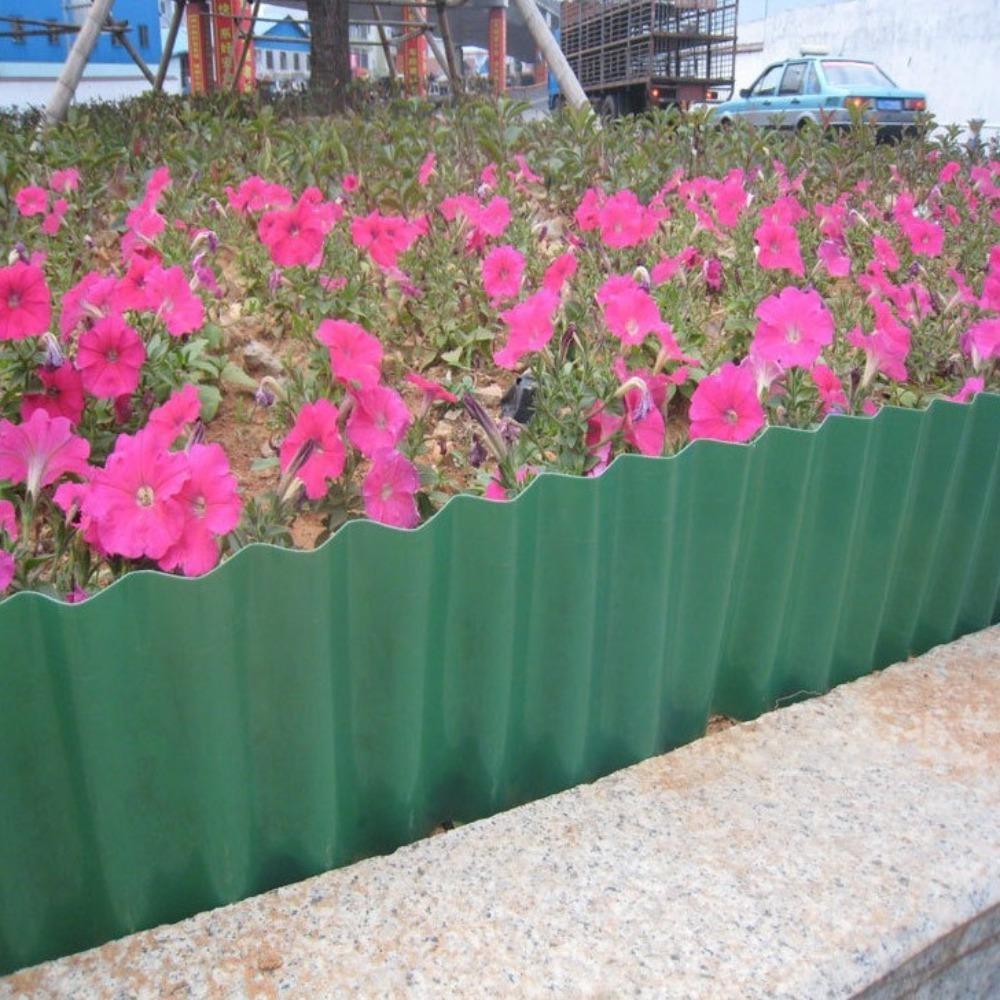 Weatherproof Plastic Garden Fence Moisture-resistant Flower Bed Edging Fence  Plant Landscape