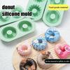 2 Cavity Heart Round Lace Grooved Baking Mousse Cake Pudding Dessert Chocolate French Pastry Silicone Molds