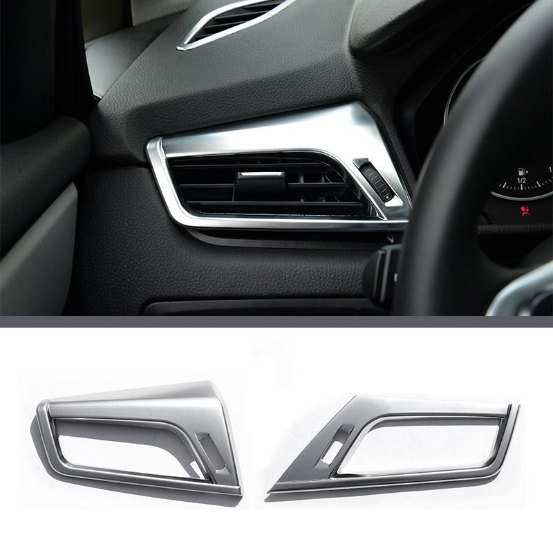 For BMW F46 LCI 2 Series Gran Tourer 2016 2017 2018 Car Interior ABS Silver Sticker Gear Shift Panel Cover Trim