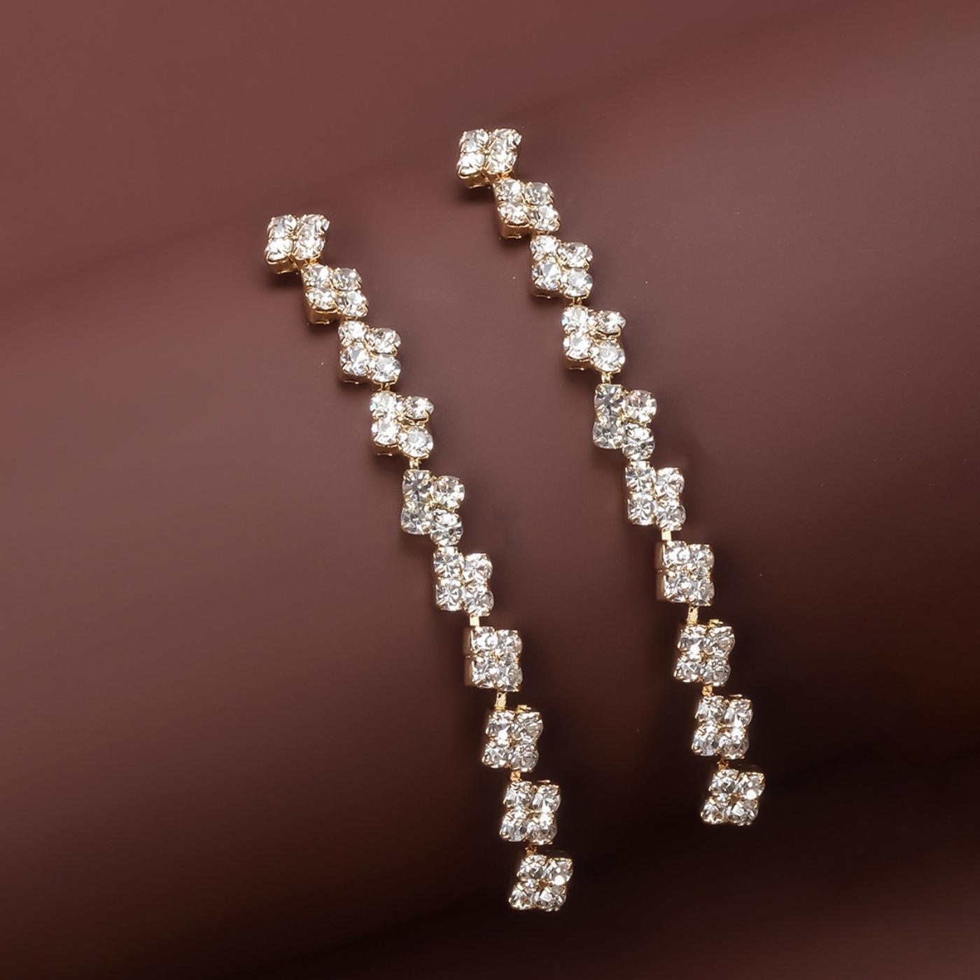 Серьги-подвески с длинной тонкой кисточкой, женские, супер-фантазийные, пусеты, холодный стиль, легкая роскошь, простые серьги