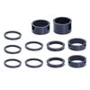 11pack Bicycles Carbon Fibers Spacer Headsets Washer Cycling Fork Spacers for Cycling Handlebars Adjustment