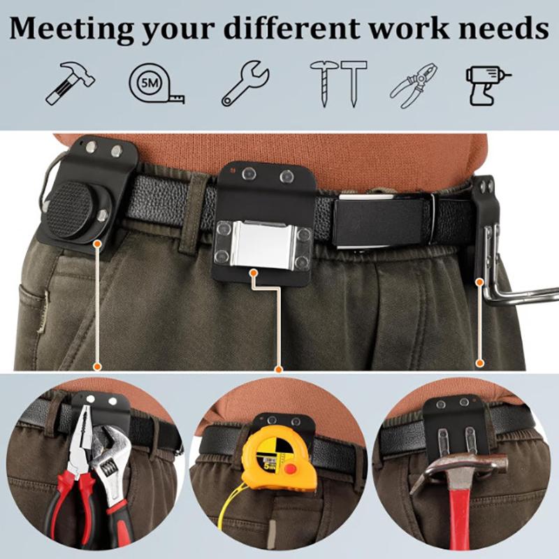 Magnetic Tool Holder - Strong Clip-On Belt Magnet Holster for Screws, Nails, Hammer, Sockets, Pliers, Screw Driver, Trowel