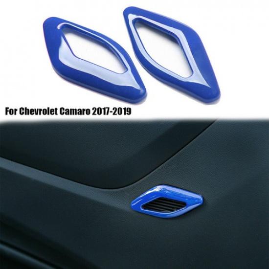 

2pcs Door Speaker Stereo Ring Cover Frame Trim Bezels For Chevrolet Camaro 2017+