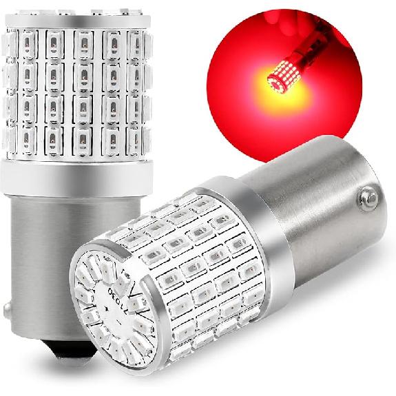 PHINLION 2000 Lumens 7506 1156 LED Reverse Light Bulbs, Super Bright 3014 72-SMD BA15S 1073 1141 LED Backup Bulb for Back Up Brake Stop Tail Lights,