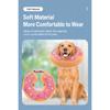 Inflatable Pet Recovery Collar Soft Plush Dog Cone Alternative Adjustable Anti Licking Donut Neck Collar For Pet Dogs And Cats