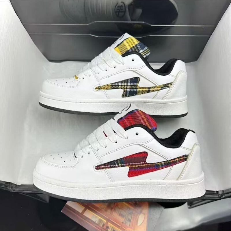 Summer plaid mandarin duck lightning bread shoes for men and women original high value breathable high quality couple board shoes men