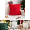 Cozy Christmas Holiday Pillow Cover Snowflake Christmas Tree Design For Home Dcor