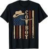 Western Country Men Teen Boy Kid Rodeo Southern Retro Cowboy Gift Unisex T-Shirt