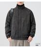 Men's Lambswool Thickened Stand Collar Jacket - Autumn/Winter 2025 Fleece-Lined Pilot Warmth