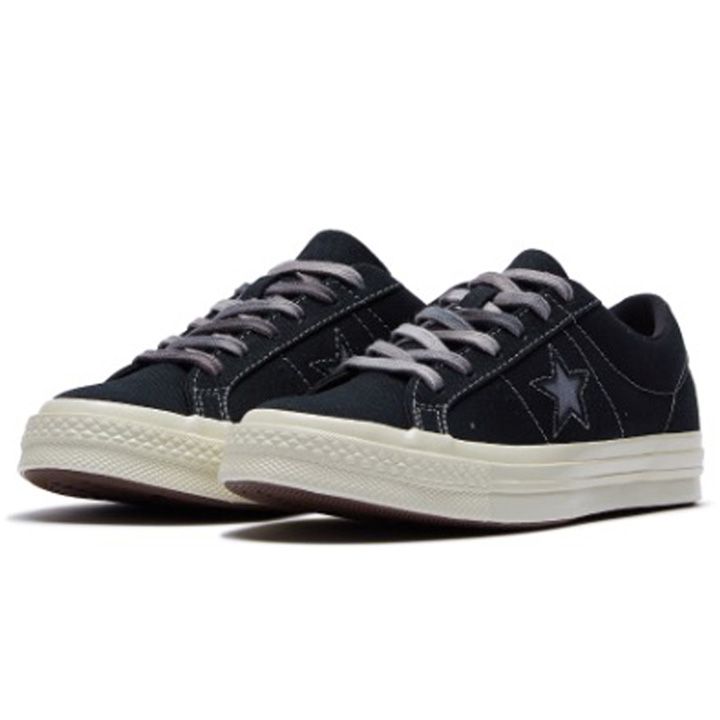 Converse One Star Slip Resistant Low Top Skate Shoes Women Sneakers Black 564151C