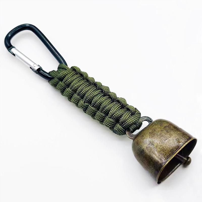 1PC Metal Bear Bell Camping Easy-Hang Rope Design Durable Multiple Options Available