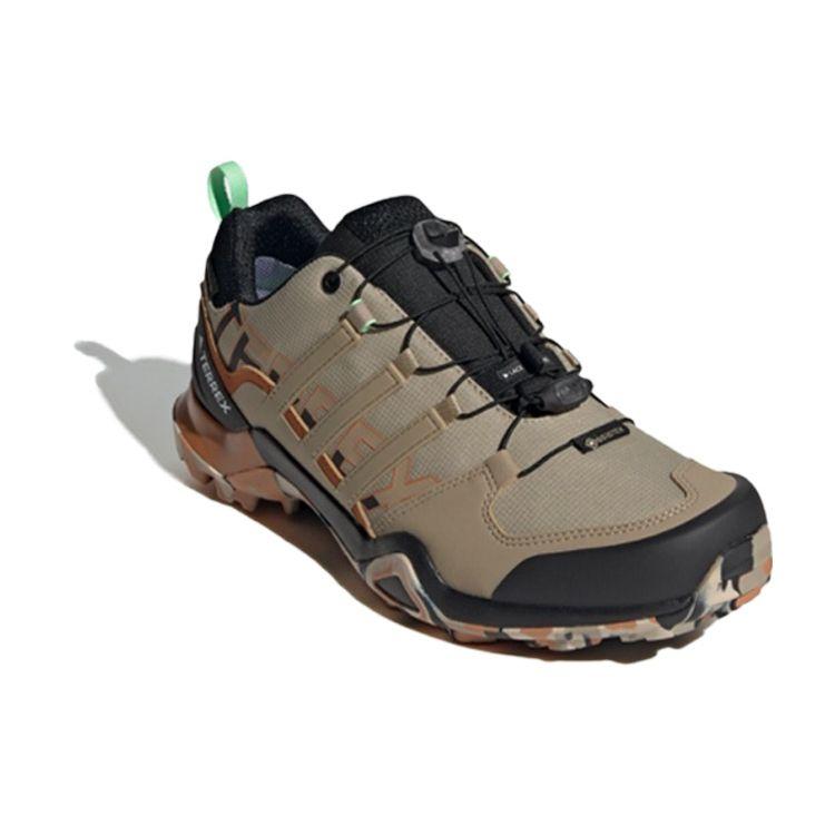 Adidas Terrex Swift R2 Gtx Shock Absorbing Non-Slip Low-Top Outdoor Functional Shoes Men Shoes Brown Black FV6841