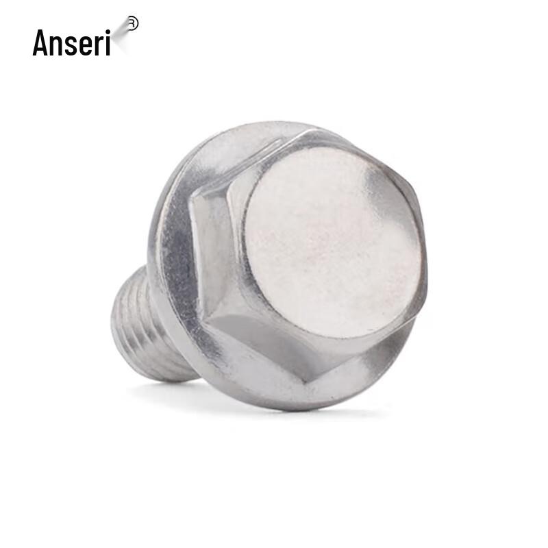 Ansenrui 304 Stainless Steel Serrated Hex Flange Bolt