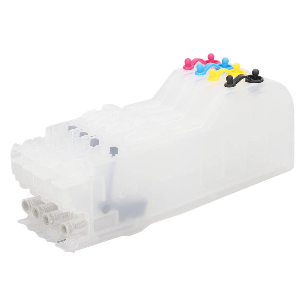 Conjunto de 4 Cartuchos de Tinta Alongados para Recarga para Impressora Jato de Tinta Substituição Magenta Azul Amarelo Preto LC3029