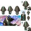 Urahara Kisuke Cosplay Costume Grey And Green Polyester Outfit For Anime Fans