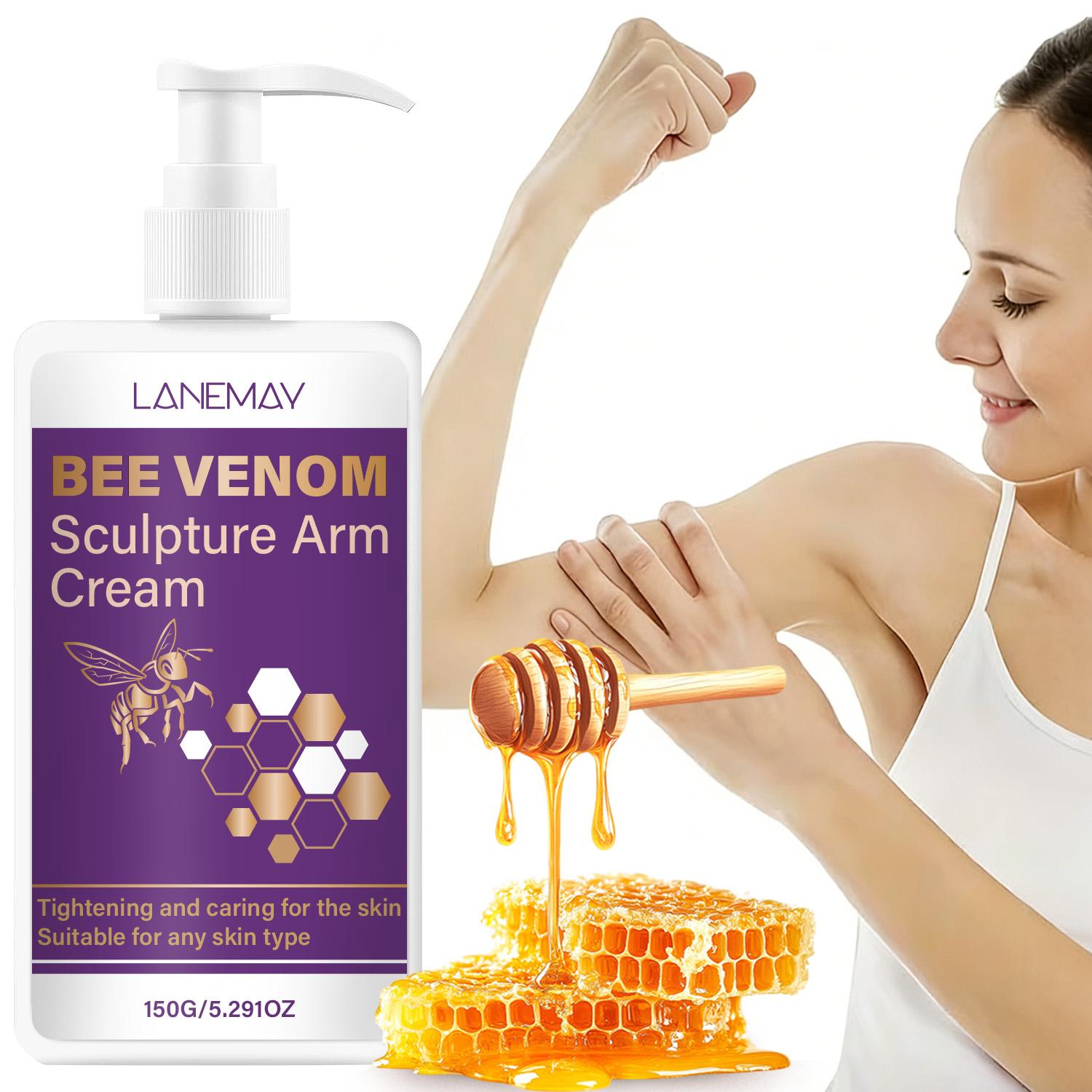 

Bee Venom Sculpture Arm Cream-Firming The Skin-Long Lasting Moistrizing-Skin Has A Glossy Appearance-Suitable For All Skin Types, 150g